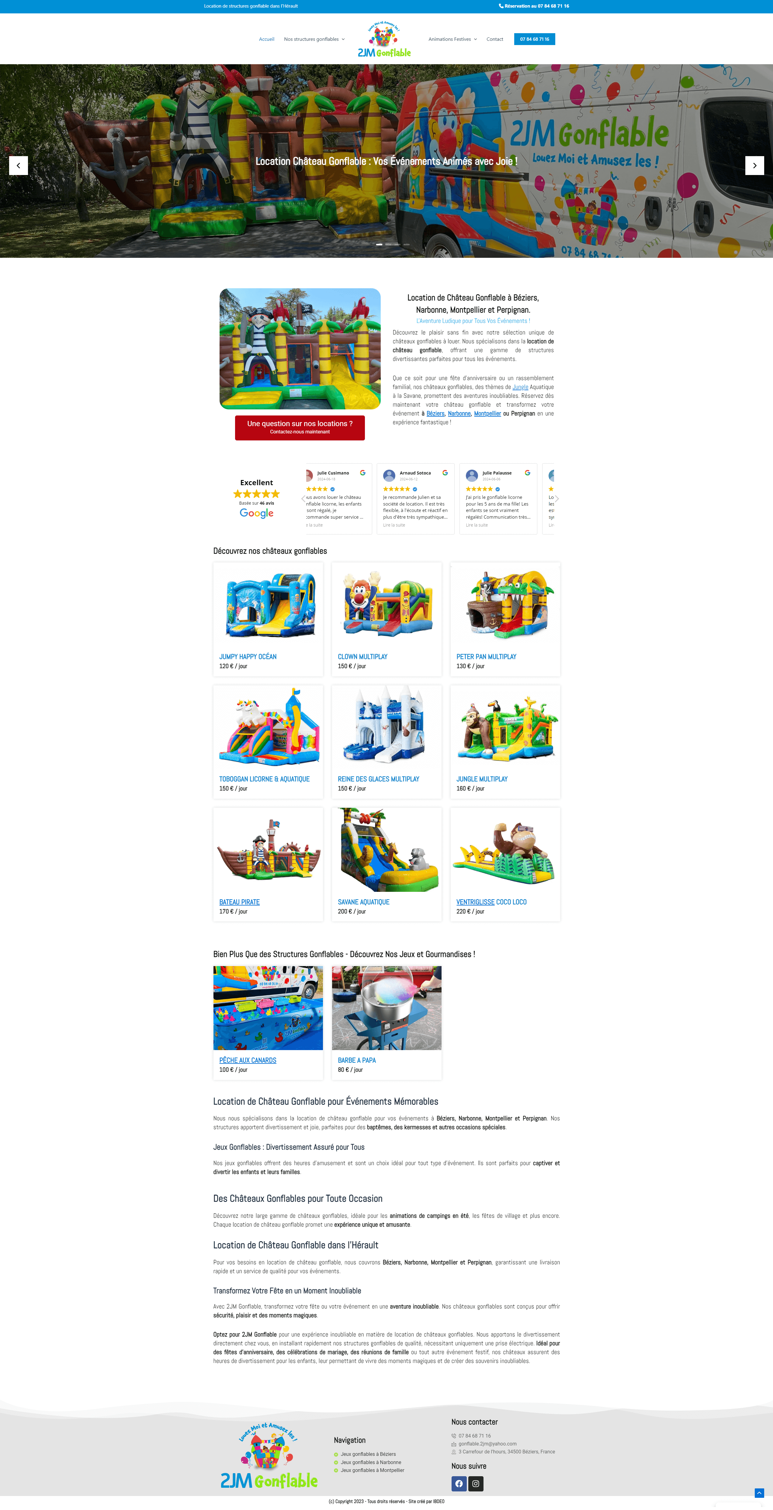 2JM Gonflable - page 1