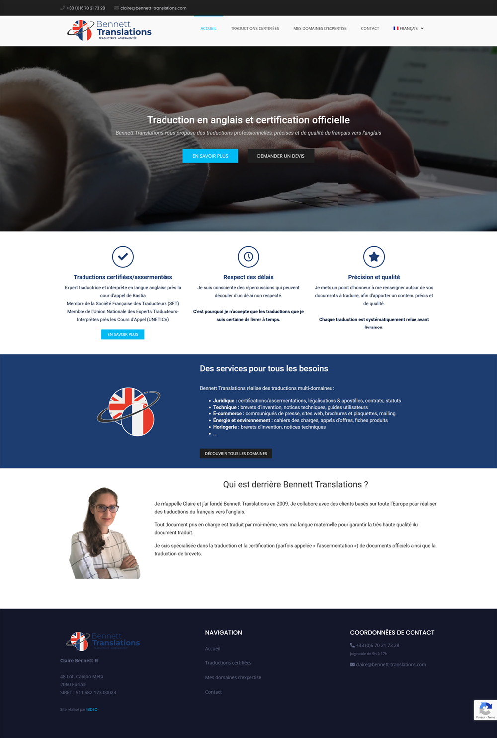 Bennett Translations - page 1