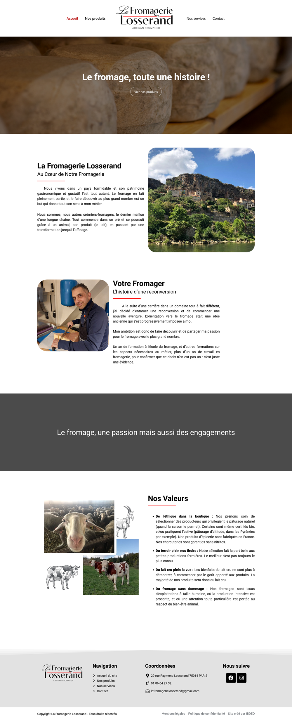 Fromagerie Losserand - page 1