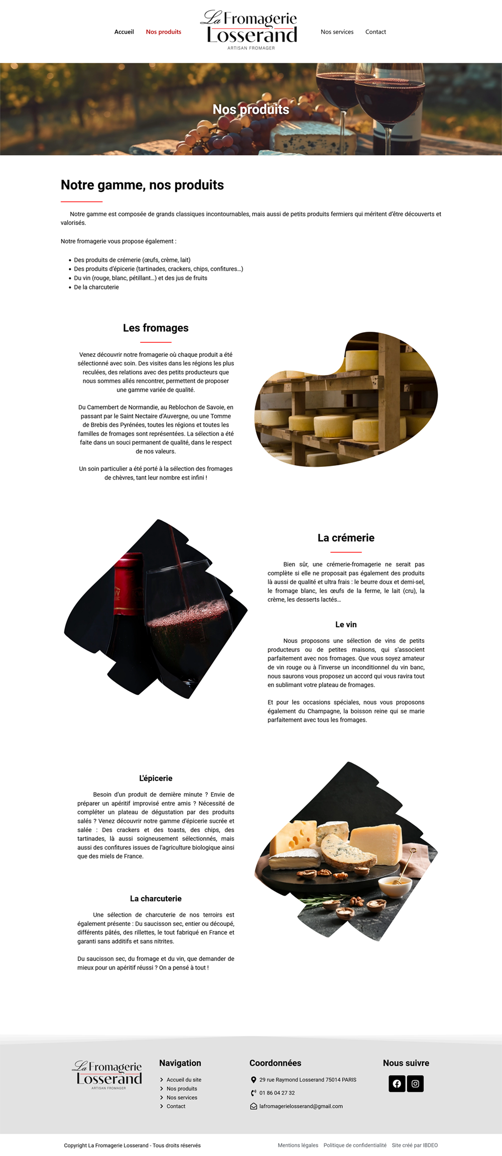 Fromagerie Losserand - page 2