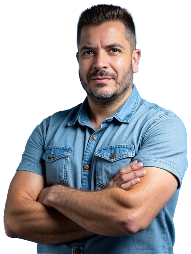 Stéphane Delgado, consultant SEO, prêt à discuter de votre projet